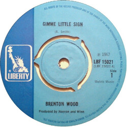 Brenton Wood Gimme Little Sign USED VINYL 7INCH 45 RPM SINGLE
