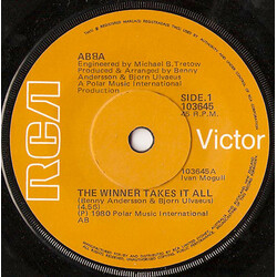 ABBA The Winner Takes It All USED VINYL 7INCH 45 RPM SINGLE