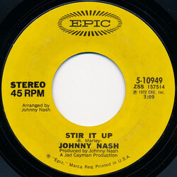 Johnny Nash Stir It Up / Ooh Baby You've Been Good To Me Vinyl 7" USED