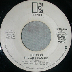 The Cars It's All I Can Do USED VINYL 7INCH 45 RPM PROMO STEREO MONO