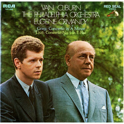 Van Cliburn / Eugene Ormandy / The Philadelphia Orchestra / Edvard Grieg / Franz Liszt Concerto In A Minor / Concerto No. 1 In E-Flat Vinyl LP USED