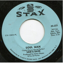Sam & Dave Soul Man USED VINYL 7INCH SINGLE