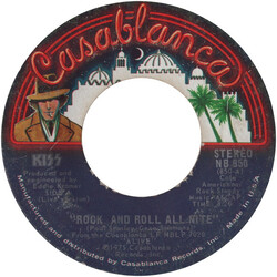 Kiss Rock And Roll All Nite (Live Version) USED VINYL 7INCH 45 RPM SINGLE STYRENE STEREO