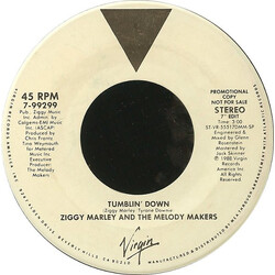 Ziggy Marley And The Melody Makers Tumblin' Down USED VINYL 7INCH PROMO