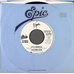 Culture Club It's A Miracle USED VINYL 7INCH 45 RPM SINGLE PROMO STYRENE STEREO