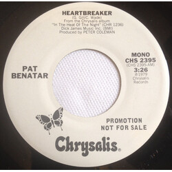 Pat Benatar Heartbreaker USED VINYL 7INCH 45 RPM SINGLE PROMO STEREO MONO