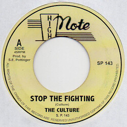 Culture Stop The Fighting Vinyl 7" USED