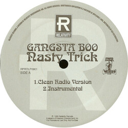 Gangsta Boo Nasty Trick USED VINYL 12INCH 33 S RPM PROMO