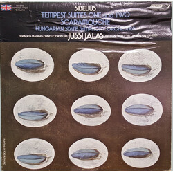 Jean Sibelius / Jussi Jalas / Hungarian State Orchestra Tempest Suites One And Two / Scaramouche Vinyl LP USED