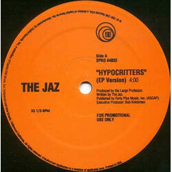 The Jaz Hypocritters USED VINYL 12INCH 33 S RPM PROMO