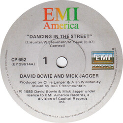 David Bowie / Mick Jagger Dancing In The Street USED VINYL 7INCH 45 RPM SINGLE
