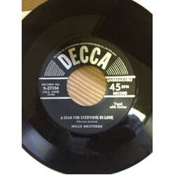 The Mills Brothers A Star For Everyone In Love USED VINYL 7INCH 45 RPM