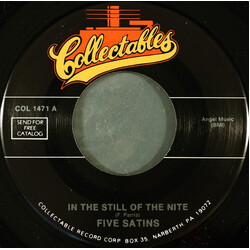 The Five Satins In The Still Of The Nite / The Jones Girl Vinyl 7" USED