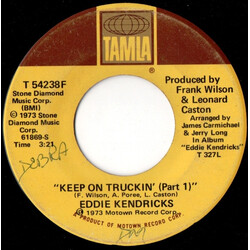 Eddie Kendricks Keep On Truckin' Vinyl 7" USED