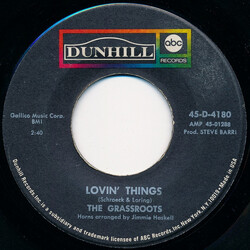 The Grass Roots Lovin' Things USED VINYL 7INCH 45 RPM SINGLE