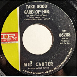 Mel Carter Take Good Care Of Her / Tar And Cement Vinyl 7" USED