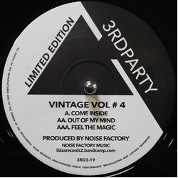 Noise Factory Vintage Vol # 4 USED VINYL 12INCH 33 S RPM 45 RPM REISSUE