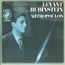 Anton Rubinstein / Oscar Levant / Dimitri Mitropoulos Piano Concerto No 4 In D Minor Vinyl LP USED