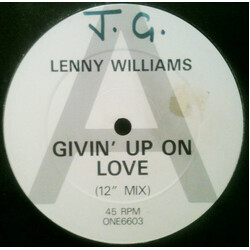 Lenny Williams Givin' Up On Love USED VINYL 12INCH PROMO SINGLE