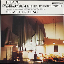 Helmuth Rilling / Johann Sebastian Bach Orgelchoräle Durch Das Kirchenjahr Vinyl LP USED