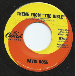 David Rose Theme From "The Bible" / "King Of Kings" Theme USED VINYL 7INCH 45 RPM