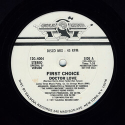 First Choice Doctor Love USED VINYL 12INCH 45 RPM PROMO