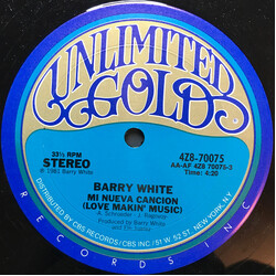 Barry White Mi Nueva Cancion (Love Makin' Music) / Ella Es Todo Para Mi (She's Everything To Me) USED VINYL 12INCH SINGLE 33 S RPM