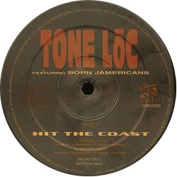 Tone Loc Hit The Coast USED VINYL 12INCH 33 S RPM PROMO