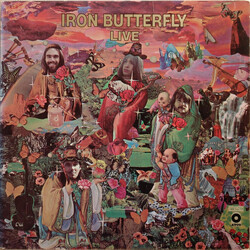 Iron Butterfly Live Vinyl LP USED