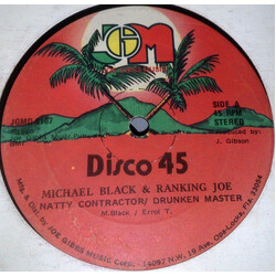 Michael Black (4) / Ranking Joe / Joe Gibbs & The Professionals Natty Contractor / Drunken Master USED VINYL 12INCH 45 RPM