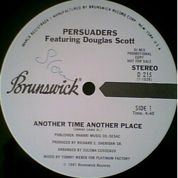 The Persuaders / Douglas Scott (2) Another Time Another Place USED VINYL 12INCH 33 S RPM PROMO STEREO