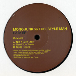Mono Junk / Freestyle Man Pata EP USED VINYL 12INCH 33 S RPM 45 RPM EP