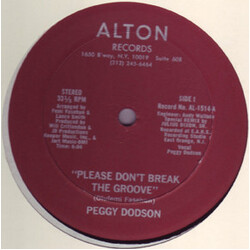 Peggy Dodson Please Don't Break The Groove VINYL 12" USED