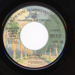 Manfred Mann's Earth Band California VINYL 7" USED