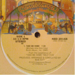 Cher Take Me Home USED VINYL 12INCH 33 S RPM SINGLE