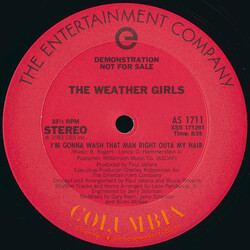 The Weather Girls I'm Gonna Wash That Man Right Outa My Hair USED VINYL 12INCH 33 S RPM PROMO SINGLE