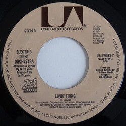 Electric Light Orchestra Livin' Thing USED VINYL 7INCH 45 RPM SINGLE STYRENE STEREO