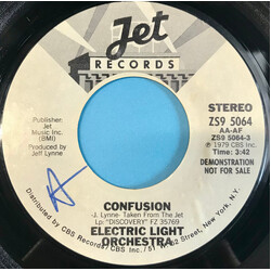 Electric Light Orchestra Confusion USED VINYL 7INCH 45 RPM SINGLE PROMO STYRENE STEREO