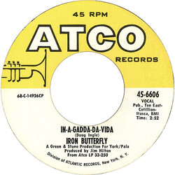 Iron Butterfly In-A-Gadda-Da-Vida Vinyl 7" USED