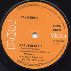 David Bowie The Jean Genie USED VINYL 7INCH SINGLE REPRESS STEREO