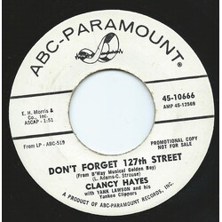 Clancy Hayes Don't Forget 127th Street USED VINYL 7INCH 45 RPM PROMO