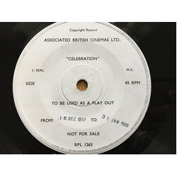 Joseph Seal Sunnyhurst / Celebration USED VINYL 7INCH PROMO