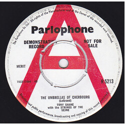Tony Shane / The Strings Of The Seine Umbrellas Of Cherbourg / Love Calls The Tune USED VINYL 7INCH 45 RPM PROMO