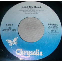 The Adventures Send My Heart USED VINYL 7INCH SINGLE 45 RPM