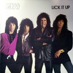 Kiss Lick It Up Vinyl LP USED