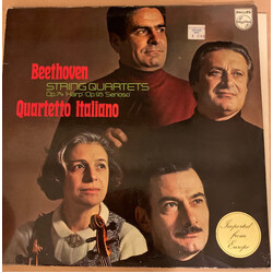Ludwig van Beethoven / Quartetto Italiano String Quartets Op. 74 'Harp' / Op. 95 'Serioso' Vinyl LP USED