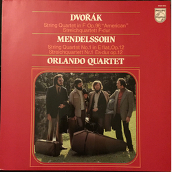 Antonín Dvořák / Felix Mendelssohn-Bartholdy / Orlando Quartet String Quartet in F Op.96 "American" / String Quartet No.1 in E flat, Op.12 Vinyl LP US