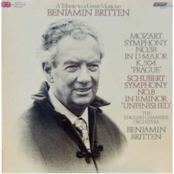 Wolfgang Amadeus Mozart / Franz Schubert / Benjamin Britten / English Chamber Orchestra A Tribute To A Great Musician: Benjamin Britten - Mozart Symph