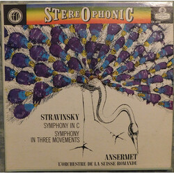 Igor Stravinsky / Ernest Ansermet / L'Orchestre De La Suisse Romande Symphony In C / Symphony In 3 Movements Vinyl LP USED