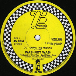 Was (Not Was) Out Come The Freaks USED VINYL 12INCH 45 RPM SINGLE STEREO